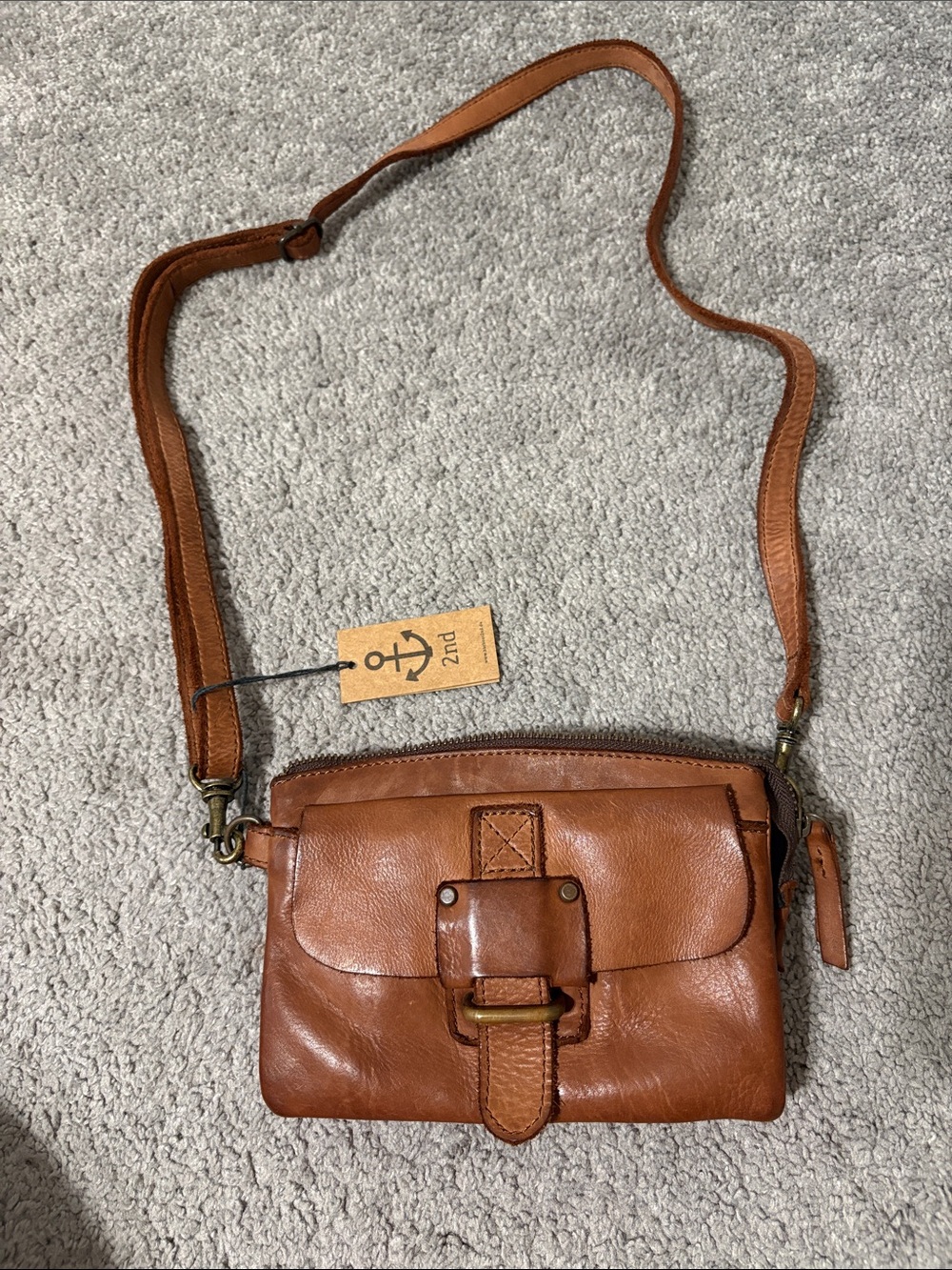 Harbour 2nd Leather Crossbody Belt Bag